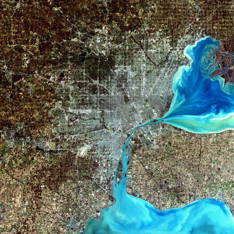 Landsat of Detroit